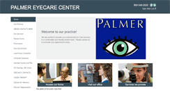 Desktop Screenshot of palmereyecare.com